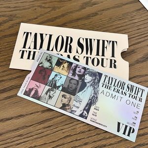 Taylor Swift Eras Tour Commemorative Ticket